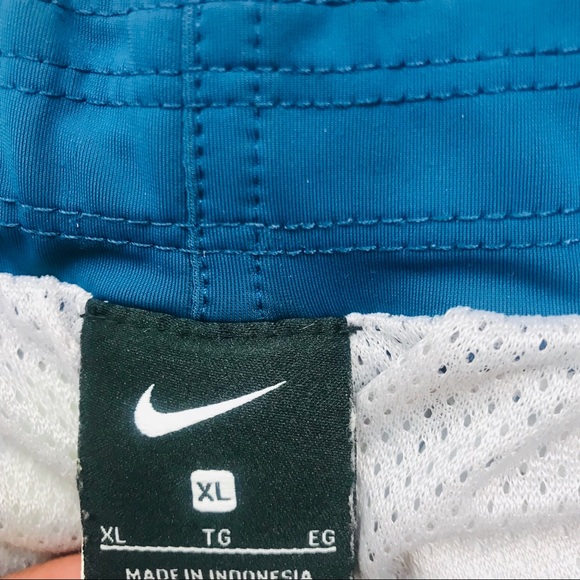 Nike Neon and Blue Swim Trunks - Picture 4 of 4